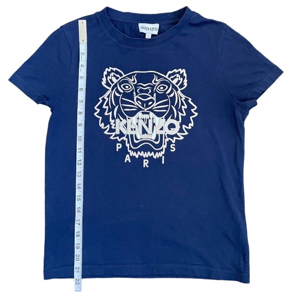 Navy Blue Kenzo Graphic Tee Shirt (S) - Picture 9 of 9
